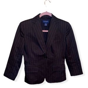 ANN TAYLOR Striped Blazer